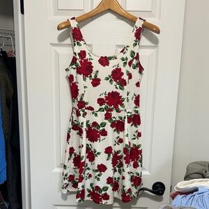 H&M Divided Floral Top Dress